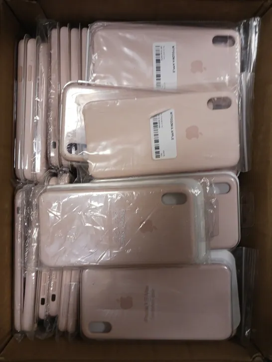 APPROXIMATELY 50 IPHONE XS MAX PROTECTIVE SILICONE CASES IN PINK 