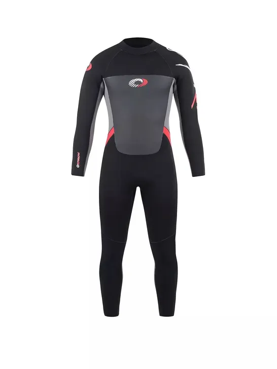 ORIGIN MENS LONG 5MM WETSUIT (BLACK/RED)