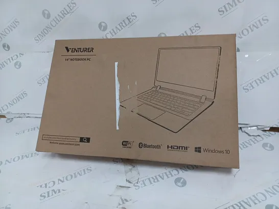  BOXED VENTURER EUROPA 14 PLUS 14" FULL HD LAPTOP INTEL 2.6GHZ 64GB SSD 4GB RAM 