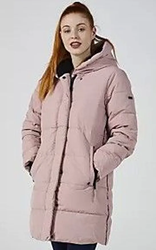 CENTIGRADE FLEECE LINED PADDED JACKET IN DUSTY PINK SIZE M 