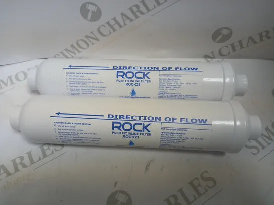 TWO ROCK PUSH FIT INLINE FILTERS