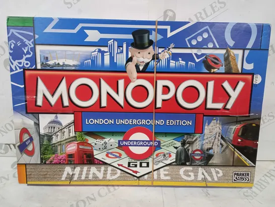 PARKER MONOPOLY LONDON UNDERGROUND EDITION BOARD GAME