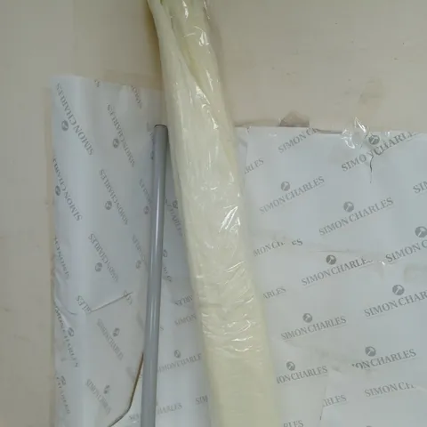 CREAM 3M PARASOL WITH CRANK AND TILT / COLLECTION ONLY