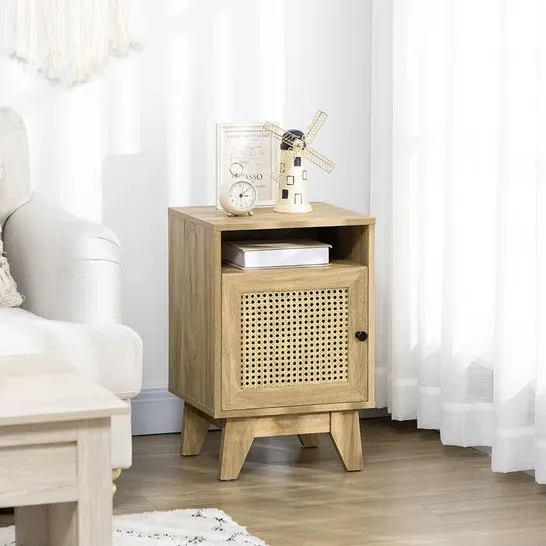 BOXED MAARIA MANUFACTURED WOOD BEDSIDE TABLE (1 BOX)