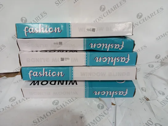 5 X BOXES OF SIMPLE FASHION WINDOW BLINDS 