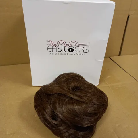 EASILOCKS ELASTICATED CURLY SCRUNCHIE - BROWN OMBRE 