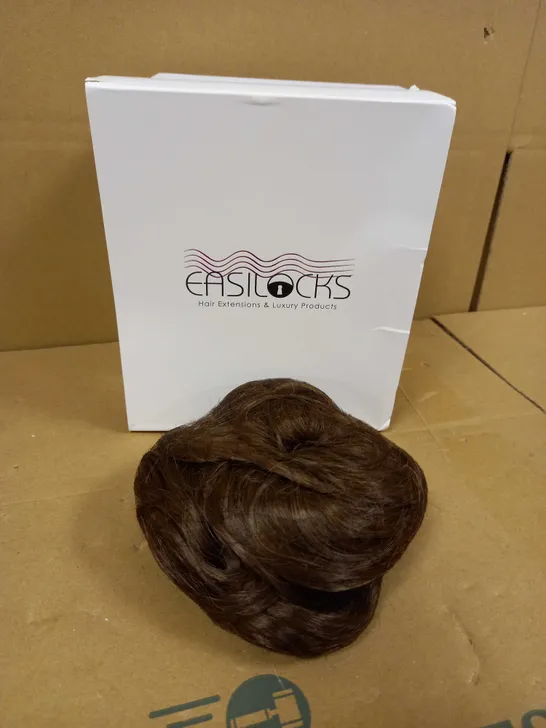 EASILOCKS ELASTICATED CURLY SCRUNCHIE - BROWN OMBRE 