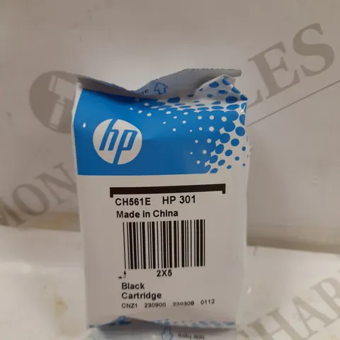 ORIGINAL HP 301 BLACK INK CARTRIDGE FOR ENVY 4507 INKJET PRINTER