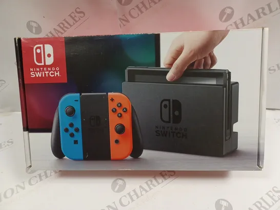 BOXED NINTENDO SWITCH WITH CONTROLLERS AND ACCESSORIES