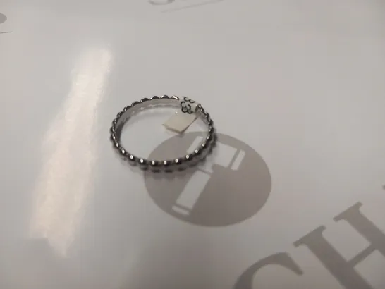 BERING STAINLESS STEEL BEAD RING SIZE 8