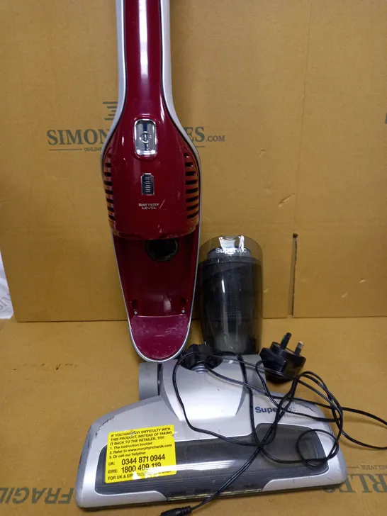 MORPHY RICHARDS SUPERVAC CORDLESS VACUUM CLEANER