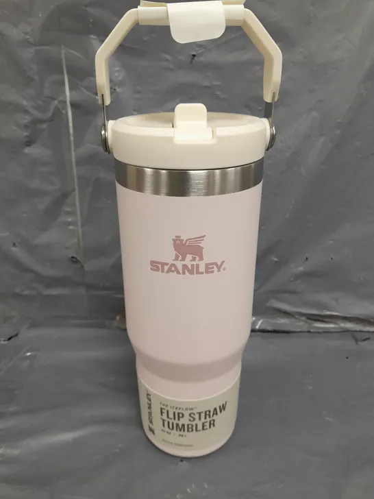 STANLEY THE ICEFLOW FLIP STRAW 0.89 LITRE THERMOS BOTTLE - ROSE QUARTZ