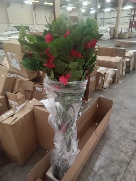 BOXED 120CM ARTIFICIAL BOUGAINVILLEA TOPIARY