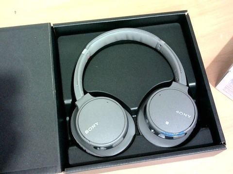 SONY WH-CH700N WIRELESS BLUETOOTH NOISE CANCELLING HEADPHONES - GREY