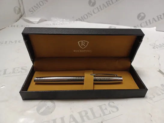 RUCKSTUHL STAINLESS STEEL LUXURY PEN IN GIFT BOX 