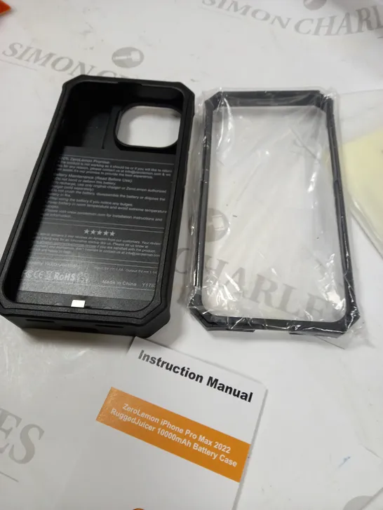 ZEROLEMON IPHONE PRO MAX 2022 RUGGEDJUICER 10000mAh BATTERY CASE 