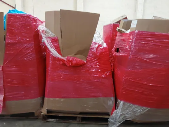PALLET OF ASSORTED ITEMS INCLUDING: OFFICE CHAIR, ELECTRIC BLANKETS, MULTI-USE RETRACTABLE GATE, WINDOW BLINDS