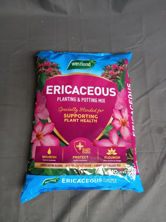 WESTLAND ERICACEOUS PLANTING & POTTING MIX 10L WHEN FILLED