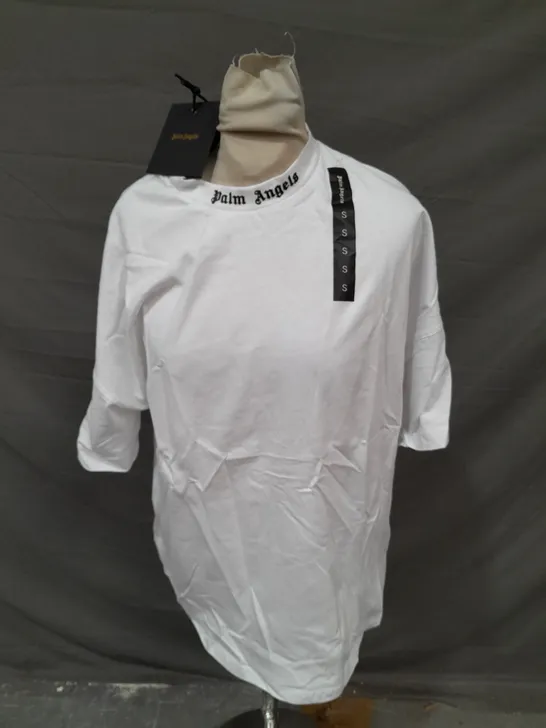 PALM ANGELS WHITE T-SHIRT - SMALL