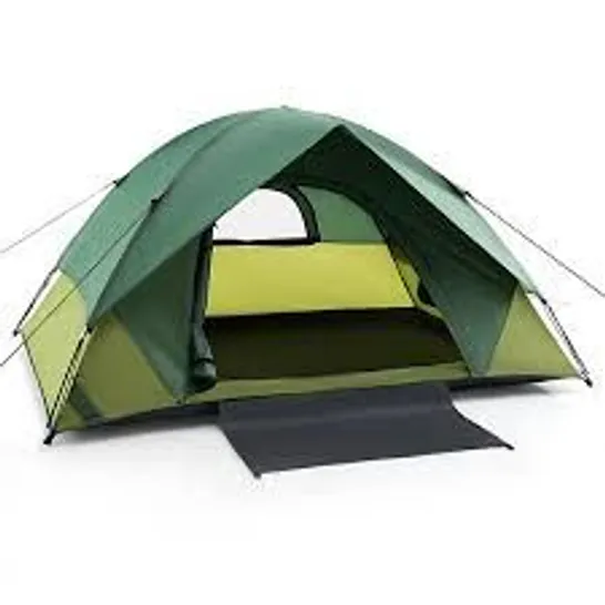 BOXED COSTWAY 2-PERSON CAMP PORTABLE HIKING DOME TENT W/REMOVABLE RAIN FLY & DOUBLE-LAYER DOOR