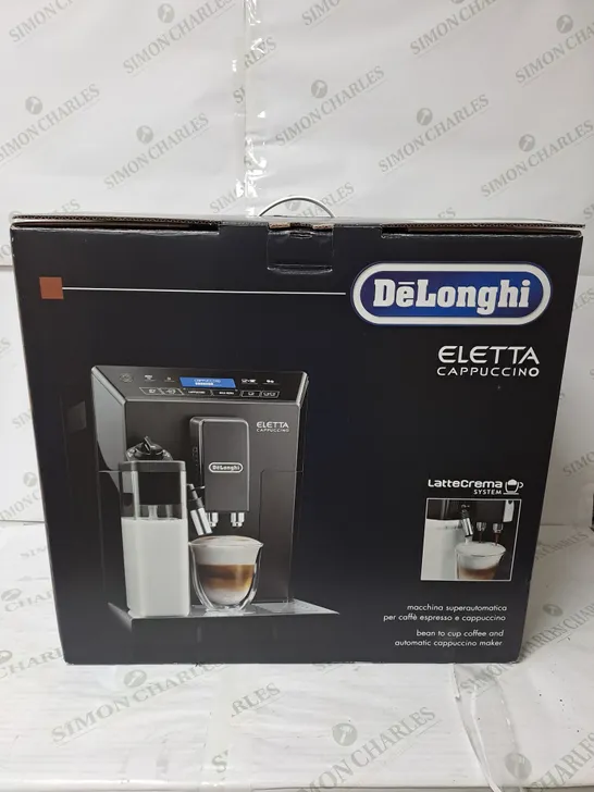 DELONGHI ELETTA BEAN TO CUP CAPPUCCINO MAKER RRP £899.99