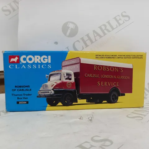 CORGI CLASSICS ROBSON OF CARLISLE BOX VAN