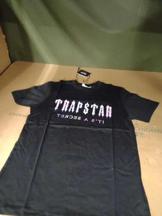 TRAPSTAR BLACK T-SHIRT SIZE M