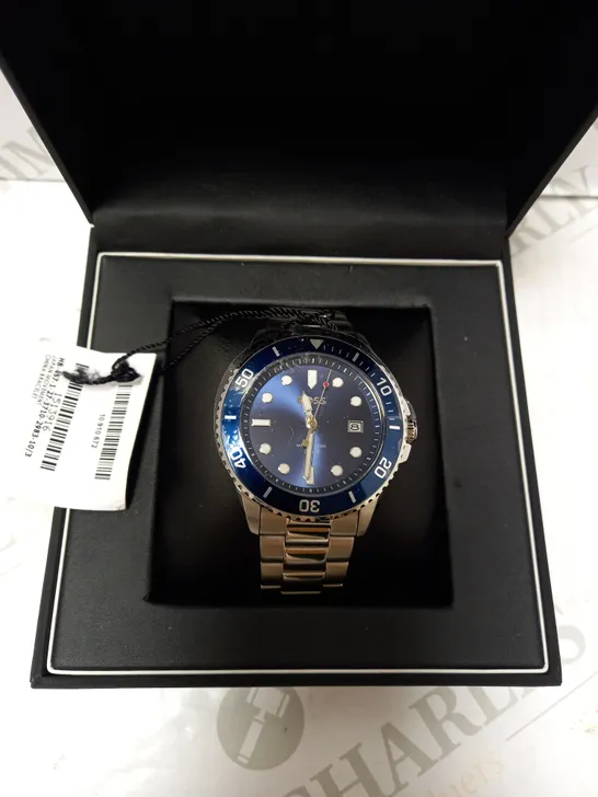 HUGO BOSS ACE BLUE DIAL WRISTWATCH RRP £219