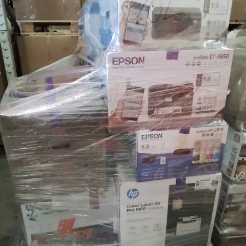 PALLET OF APPROXIMATELY 10 ASSORTED PRINTERS TO INCLUDE 