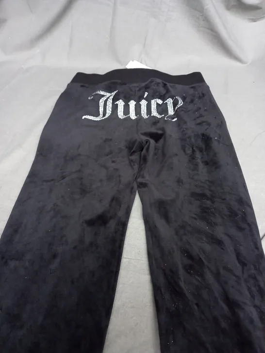 JUICY COUTURE BLACK TROUSER - XS