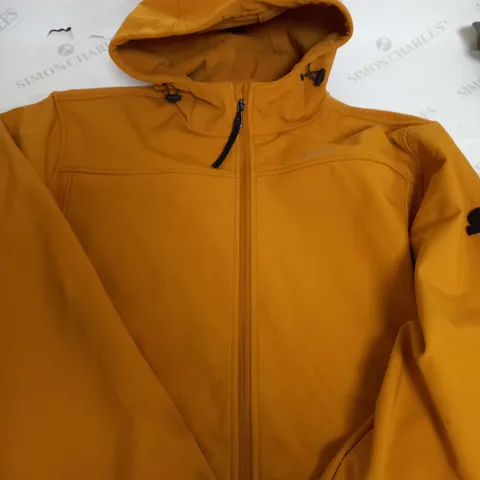 TOG24 MUSTARD YELLOW COAT WITH HOOD - 4XL