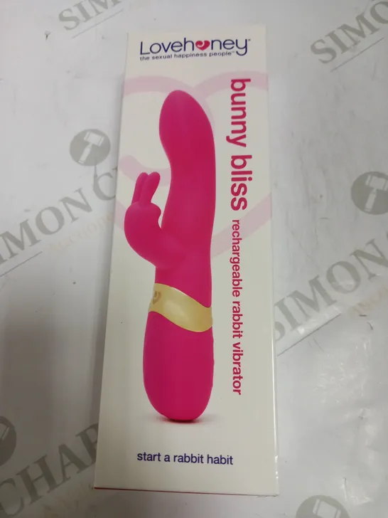 BOXED LOVEHONEY BUNNY BLISS RECHARGABLE RABBIT VIBRATOR