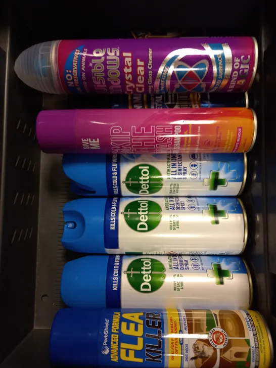 APPROXIMATELY 15 ASSORTED AEROSOLS TO INCLUDE LYNX DEODORANT, FLEA KILLER, AFTERSUN MIST ETC - COLLECTION ONLY 