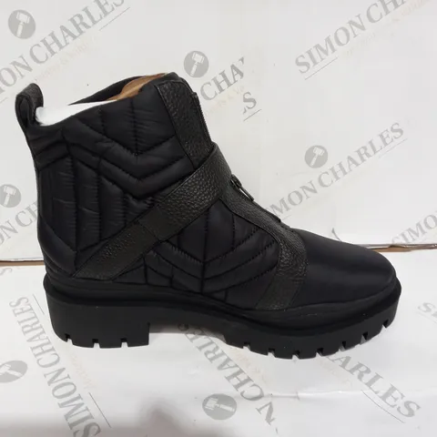 PACKAGED JANARA BLACK ANKLE BOOT - SIZE 9