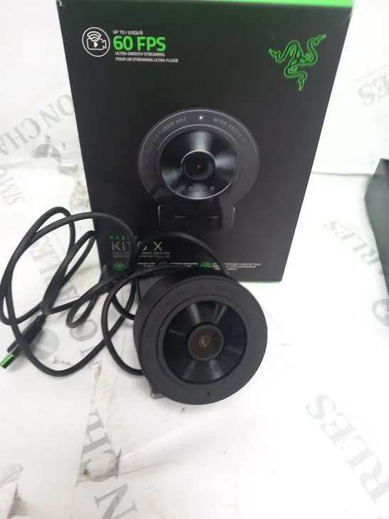 BOXED RAZER KIYO X FULL HD STREAMING WEBCAM