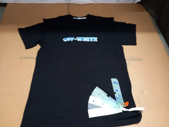 OFF WHITE BLACK T-SHIRT - SIZE UNSPECIFED