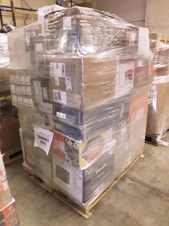 PALLET OF APPROXIMATELY 65 UNPROCESSED RAW RETURN HOUSEHOLD AND ELECTRICAL GOODS TO INCLUDE;