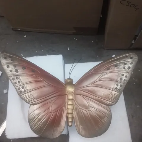 BOXED LARGE BUTTERFLY DECORATION - METALLIC