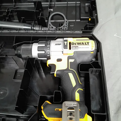 DEWALT 18V XR BRUSHLESS DRILL WITH TOOLBOX