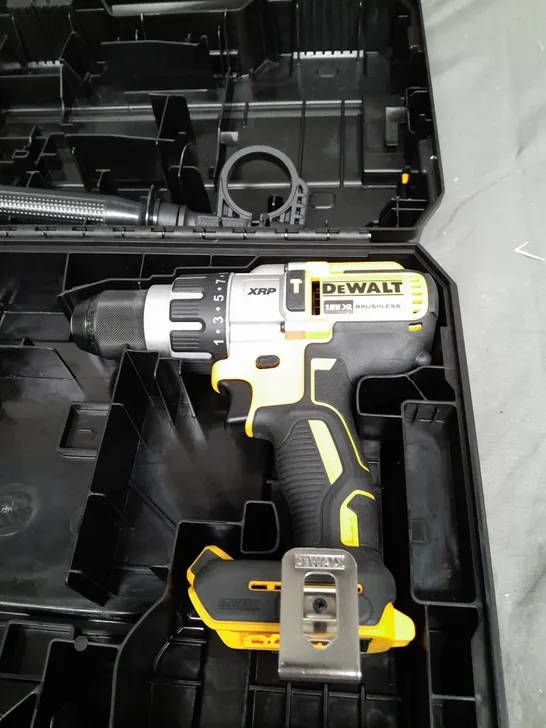 DEWALT 18V XR BRUSHLESS DRILL WITH TOOLBOX