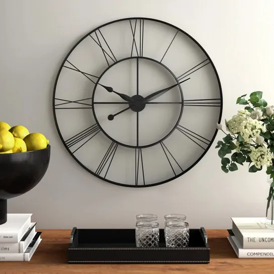 BOXED DAEMON METAL WALL CLOCK