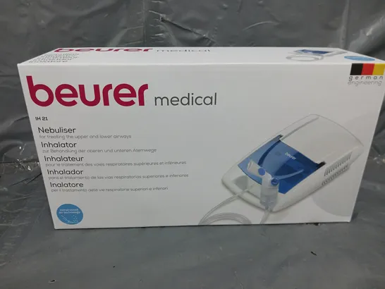 BOXED BEURER IH21 MAINS OPERATED COMPRESSED AIR NEBULISER 