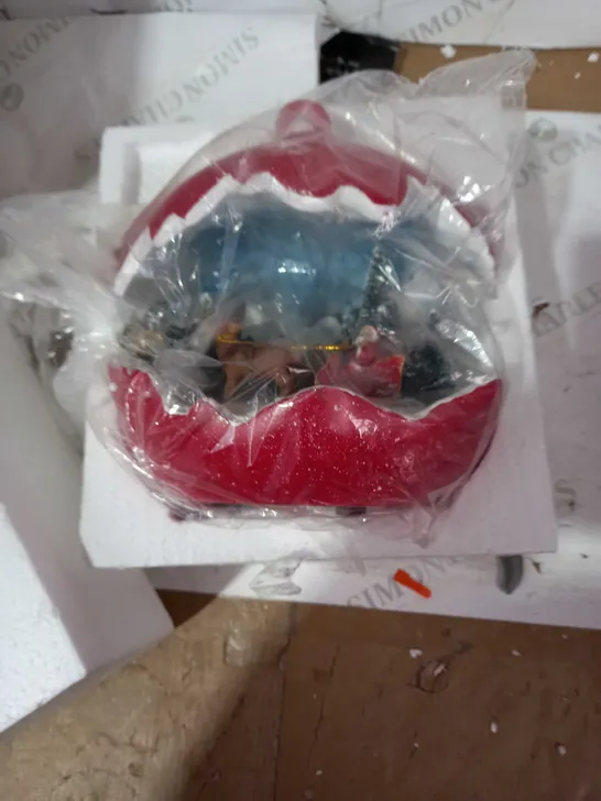 SANTAS EXPRESS PRE-LIT SPHERE WITH CHRISTMAS CHARACTER SCENE