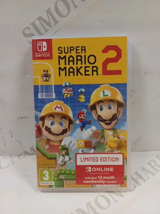 SUPER MARIO MAKER 2 FOR THE NINTENDO SWITCH