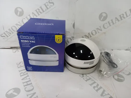 BOXED MUSTARD MINI CORDLESS ROBO VAC