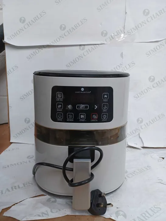 COOK'S ESSENTIALS 4.0L AIR FRYER COOL GREY