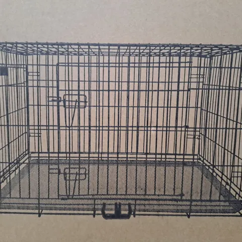 BOXED UNBRANDED 24" DOG CRATE