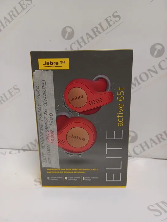 BOXED JABRA ELITE ACTIVE 65T EARBUDS