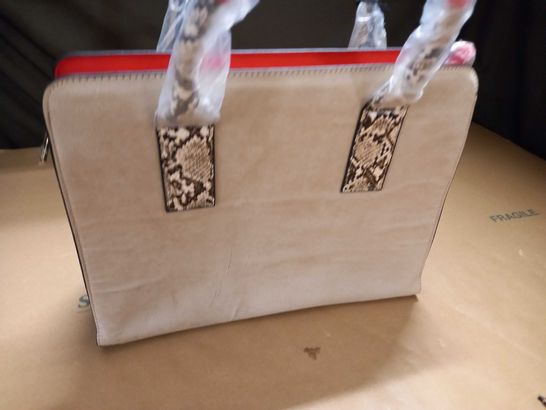 RIVER ISLAND ANIMAL THEMED BROWN BAG