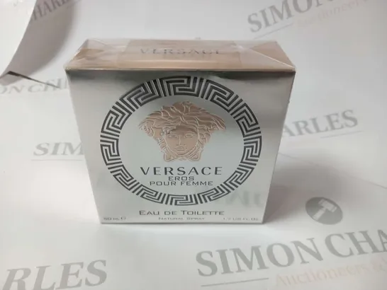 BOXED AND SEALED VERSACE EROS POUR FEMME EAU DE TOILETTE 50ML